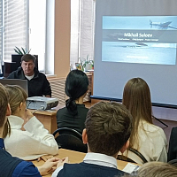 профориентационная беседа с морским архитектором, внуком Р.Е. Алексеева, М.Ю. Сулоевым